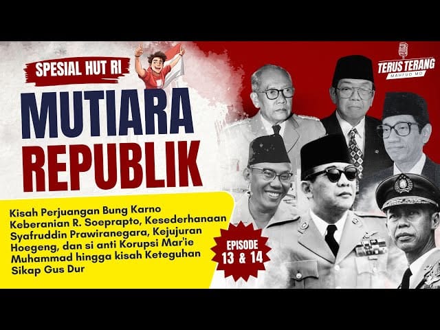 Mahfud MD Ajak Anak Bangsa Contoh Para Mutiara Republik