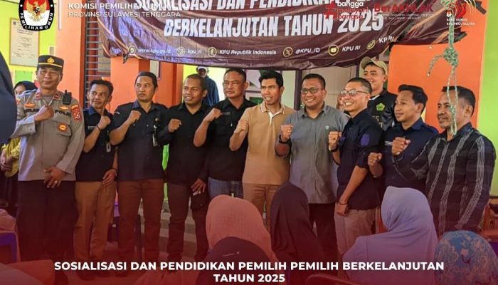 KPU Sultra Sosialisasi Pendidikan Pemilih Berkelanjutan, Targetkan Pemilih Pemula hingga Disabilitas